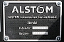 Alstom H3-00016 - Metrans "90 80 1002 016-6 D-MTRD"
03.10.2017 - Fabriknummer
Thomas Wohlfarth