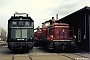 Krupp 3979 - DB "260 556-6"
19.03.1978 - Freiburg, Bahnbetriebswerk
Bernd Magiera