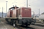 MaK 1000424 - DB "290 051-2"
24.04.1982 - Saarbrücken, Bahnbetriebswerk Rangierbahnhof
Martin Welzel