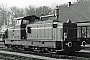 MaK 800165 - BE "D 21"
04.02.1989 - Bentheim, Bahnhof Bentheim NordKlaus Görs