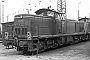 MaK 1000391 - DB "291 901-7"
23.04.1978 - Bremen, Bahnbetriebswerk Bremen Rangierbahnhof
Richard Schulz (Archiv Christoph und Burkhard Beyer)